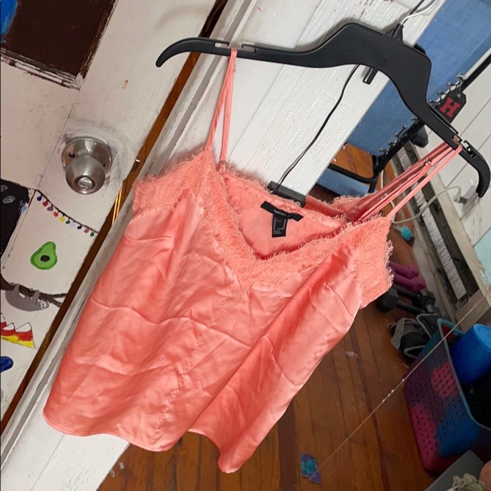 Pink satin cami 🌟